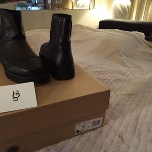 Ugg Leather Mini Boots